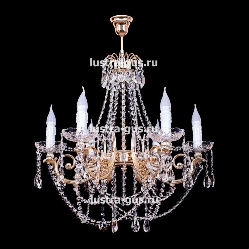 Люстра Свеча Лайт №1 (рожки - пластик) в Ижевске Гусь Хрустальный