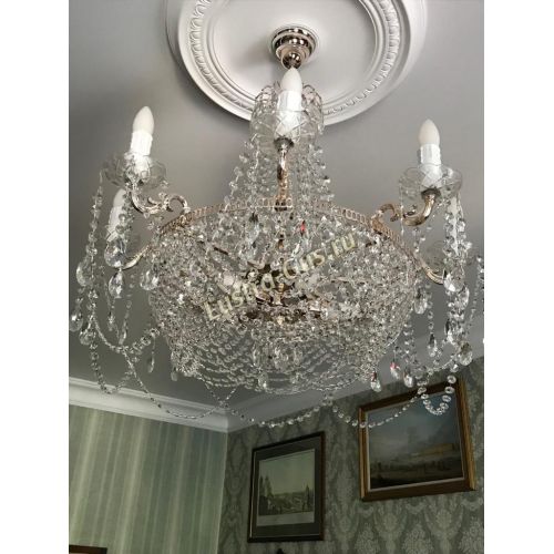 Люстра Елизавета №13 в Ижевске Гусь Хрустальный