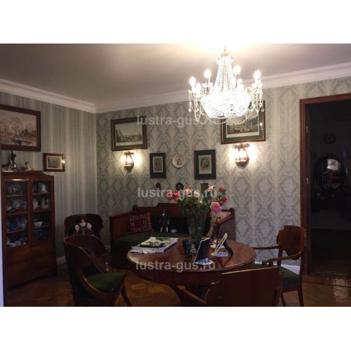 Люстра Елизавета №13 в Ижевске Гусь Хрустальный