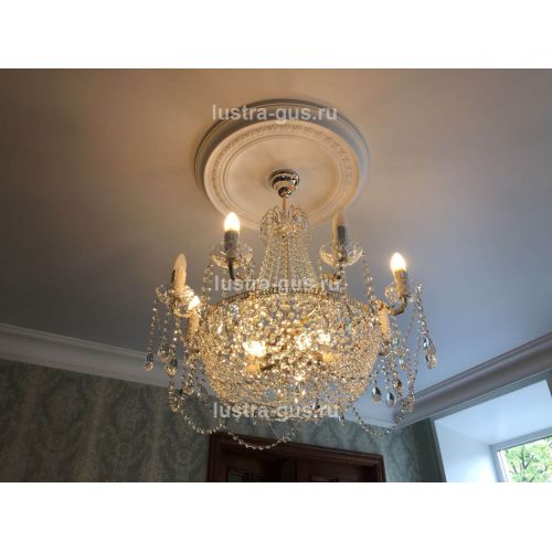 Люстра Елизавета №13 в Ижевске Гусь Хрустальный
