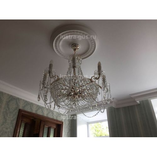 Люстра Елизавета №13 в Ижевске Гусь Хрустальный