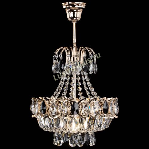 Люстра Ника 1 лампа черная в Ижевске Гусь Хрустальный