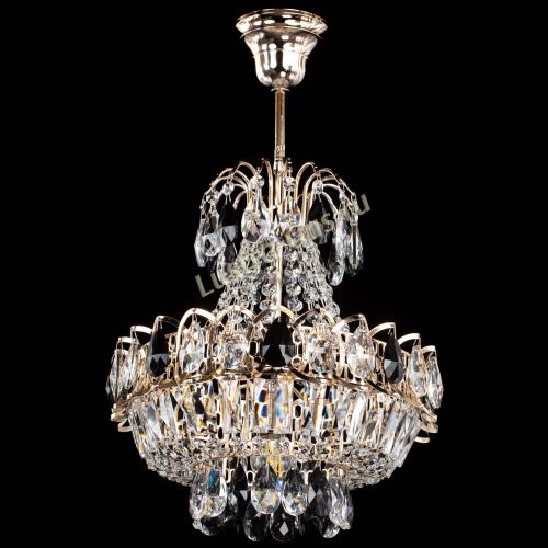 Люстра Ника 1 лампа черная в Ижевске Гусь Хрустальный