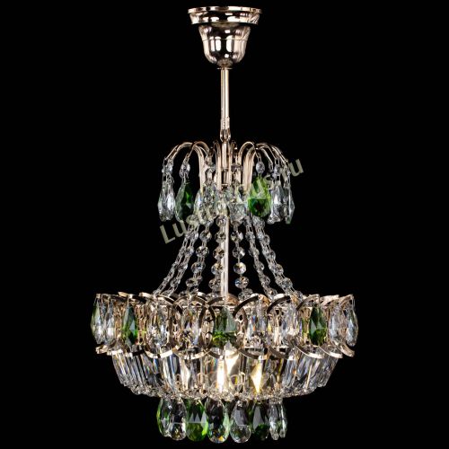 Люстра Ника 1 лампа зеленая в Ижевске Гусь Хрустальный