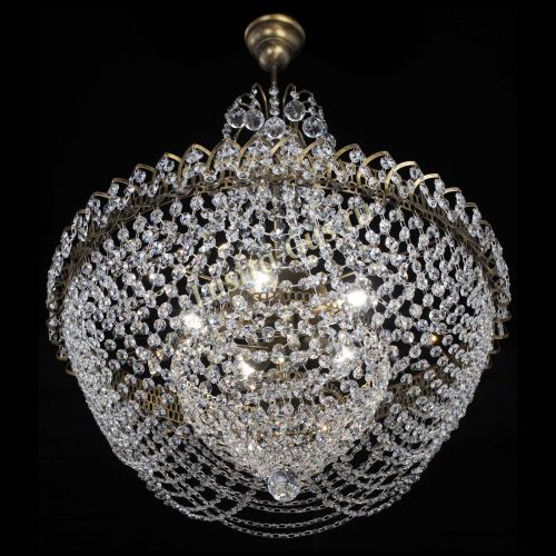 Люстра Ника Лепестки №5 под бронзу в Ижевске Гусь Хрустальный