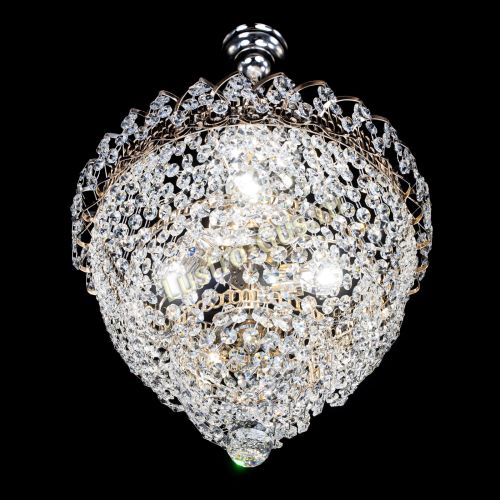 Люстра Ника Лепестки малая - 3 лампы в Ижевске Гусь Хрустальный