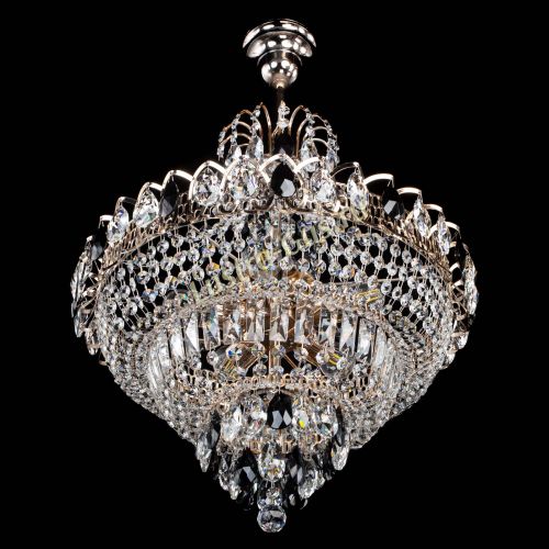 Люстра Ника подвесная Черная в Ижевске Гусь Хрустальный