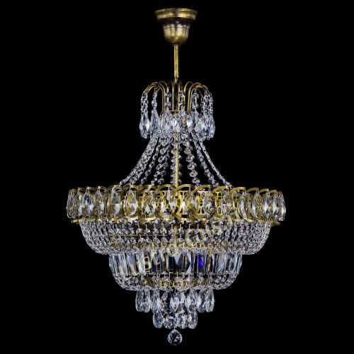 Люстра Ника №5 подвесная под бронзу в Ижевске Гусь Хрустальный