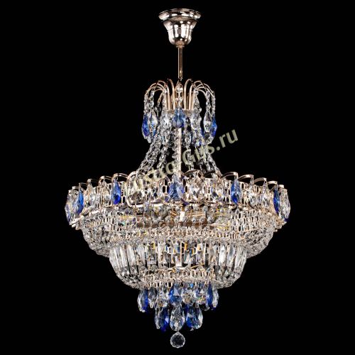 Люстра Ника подвесная Синяя в Ижевске Гусь Хрустальный