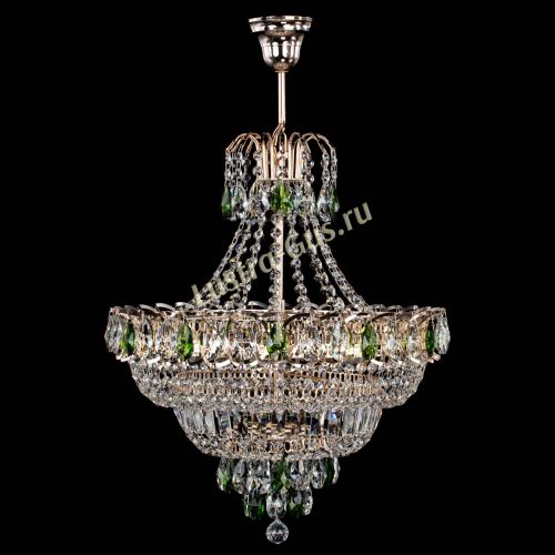 Люстра Ника подвесная Зеленая в Ижевске Гусь Хрустальный