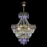 Люстра Ника подвесная Фиолетовая под бронзу в Ижевске