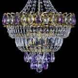 Люстра Ника подвесная Фиолетовая под бронзу в Ижевске