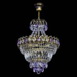 Люстра Ника подвесная Фиолетовая под бронзу в Ижевске