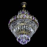 Люстра Ника подвесная Фиолетовая под бронзу в Ижевске