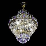 Люстра Ника подвесная Фиолетовая под бронзу в Ижевске