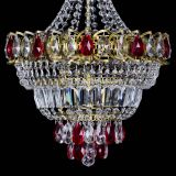 Люстра Ника подвесная Красная под бронзу в Ижевске