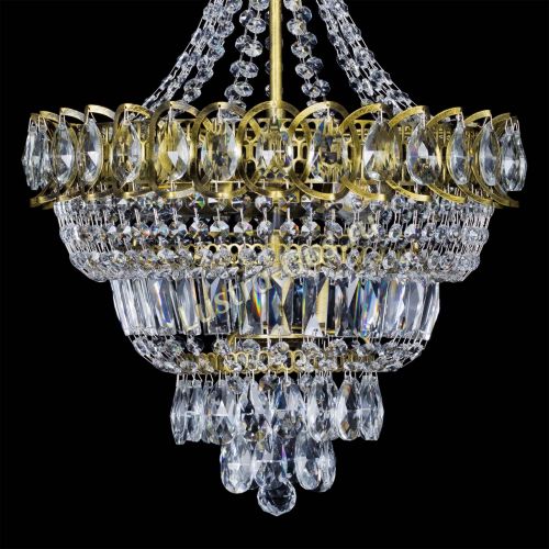 Люстра Ника подвесная под бронзу в Ижевске Гусь Хрустальный