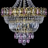 Люстра Ника подвесная Розовая под бронзу в Ижевске