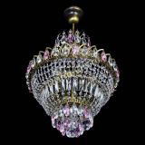 Люстра Ника подвесная Розовая под бронзу в Ижевске