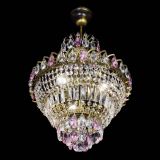 Люстра Ника подвесная Розовая под бронзу в Ижевске