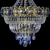 Люстра Ника подвесная Синяя под бронзу в Ижевске