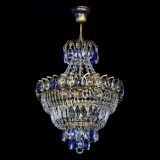 Люстра Ника подвесная Синяя под бронзу в Ижевске