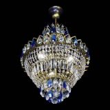 Люстра Ника подвесная Синяя под бронзу в Ижевске