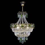 Люстра Ника подвесная Зеленая под бронзу в Ижевске