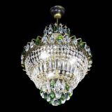 Люстра Ника подвесная Зеленая под бронзу в Ижевске