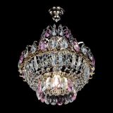 Люстра Ника 1 лампа розовая в Ижевске