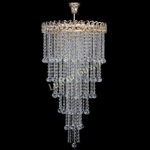 Люстра Октава длинная с подвесом в Ижевске Гусь Хрустальный