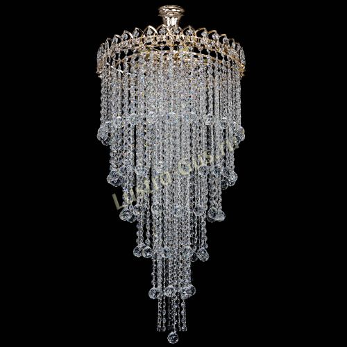 Люстра Октава длинная с подвесом в Ижевске Гусь Хрустальный