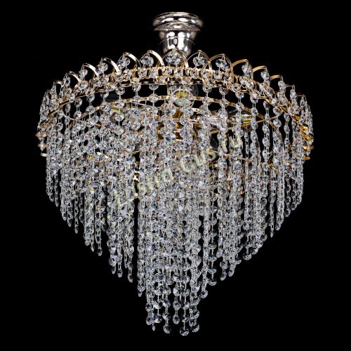 Люстра Октава конус с подвесом в Ижевске Гусь Хрустальный