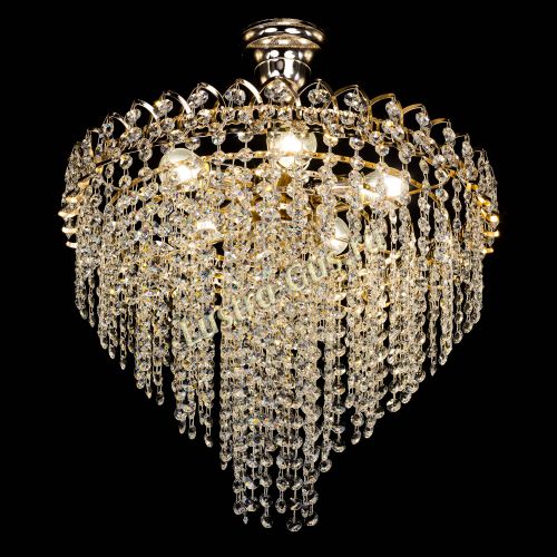 Люстра Октава конус с подвесом в Ижевске Гусь Хрустальный