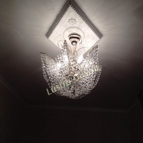 Люстра Орхидея №3 чайная в Ижевске Гусь Хрустальный