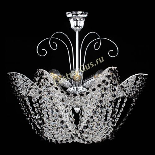 Люстра Орхидея №3 черная в Ижевске Гусь Хрустальный