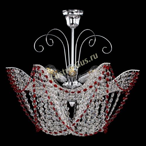 Люстра Орхидея №3 красная в Ижевске Люстра Орхидея №3 красная в Ижевске