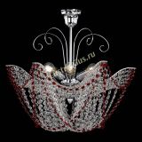 Люстра Орхидея №3 красная в Ижевске Люстра Орхидея №3 красная в Ижевске