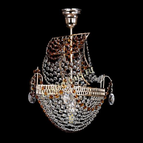 Люстра Парусник №1 чайный в Ижевске Гусь Хрустальный