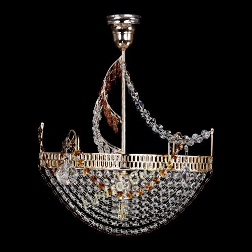 Люстра Парусник №1 чайный в Ижевске Гусь Хрустальный