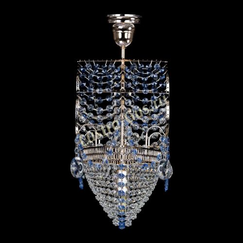 Люстра Парусник №1 синий в Ижевске Гусь Хрустальный