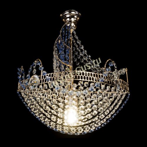 Люстра Парусник №1 синий в Ижевске Гусь Хрустальный