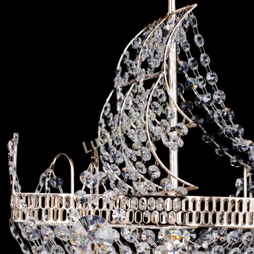 Люстра Парусник №1 в Ижевске Гусь Хрустальный