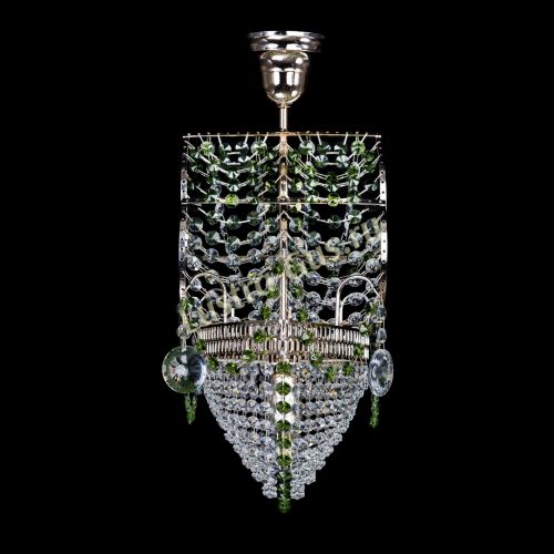 Люстра Парусник №1 зеленый в Ижевске Гусь Хрустальный