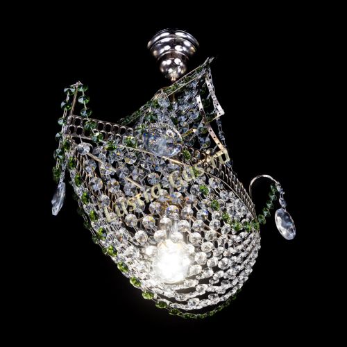 Люстра Парусник №1 зеленый в Ижевске Гусь Хрустальный