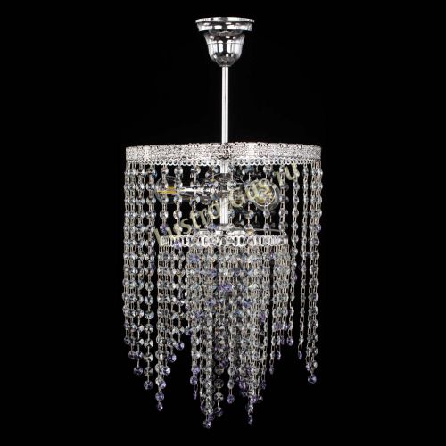 Люстра Токката Капель №3 фиолетовая в Ижевске Гусь Хрустальный