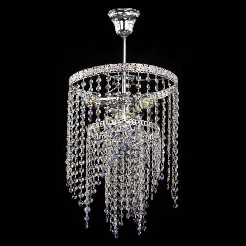 Люстра Токката Капель №3 фиолетовая в Ижевске Гусь Хрустальный