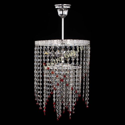Люстра Токката Капель №3 красная в Ижевске Гусь Хрустальный