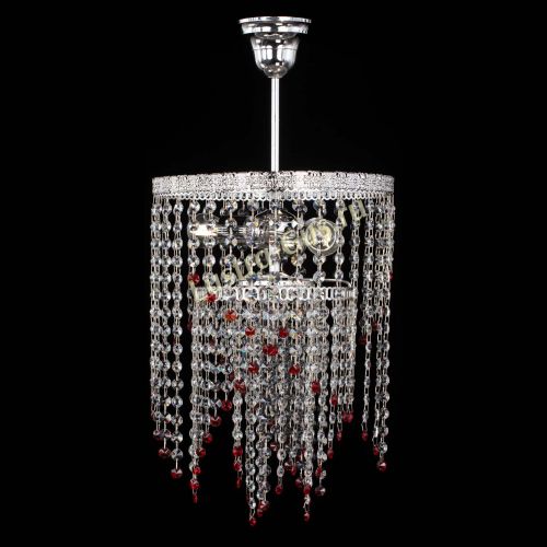 Люстра Токката Капель №3 красная в Ижевске Гусь Хрустальный