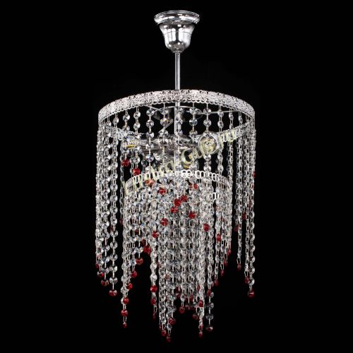 Люстра Токката Капель №3 красная в Ижевске Гусь Хрустальный